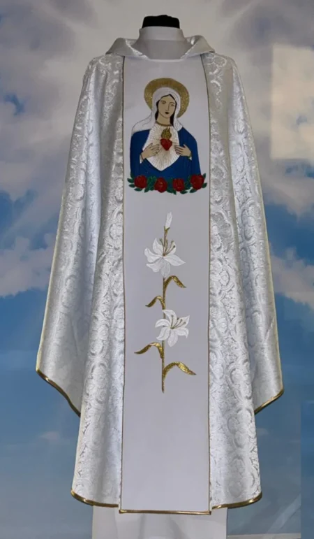 Ornat 552R Serce Maryi